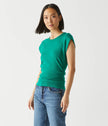 JONI POWER SHOULDER TEE