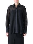 DAISY GUIPURE BUTTON DOWN SHIRT