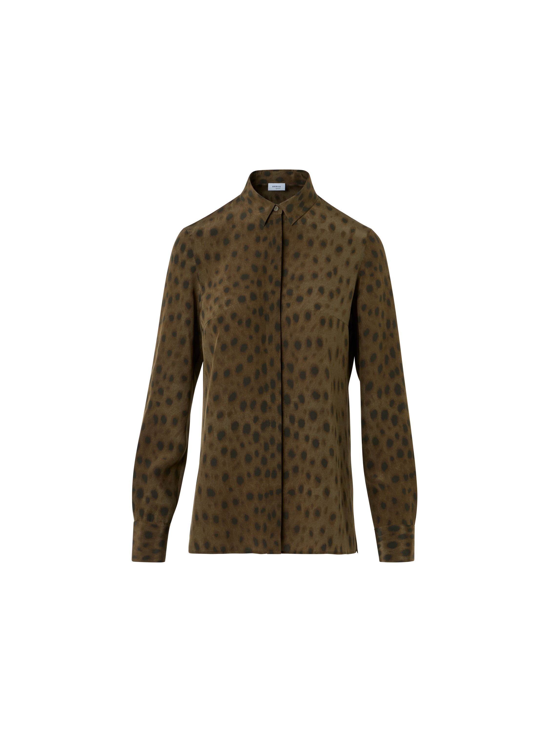 PRINT SILK DE CHINE BLOUSE