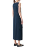 SEQUIN DOT HEAVY CREPE MIDI DRESS