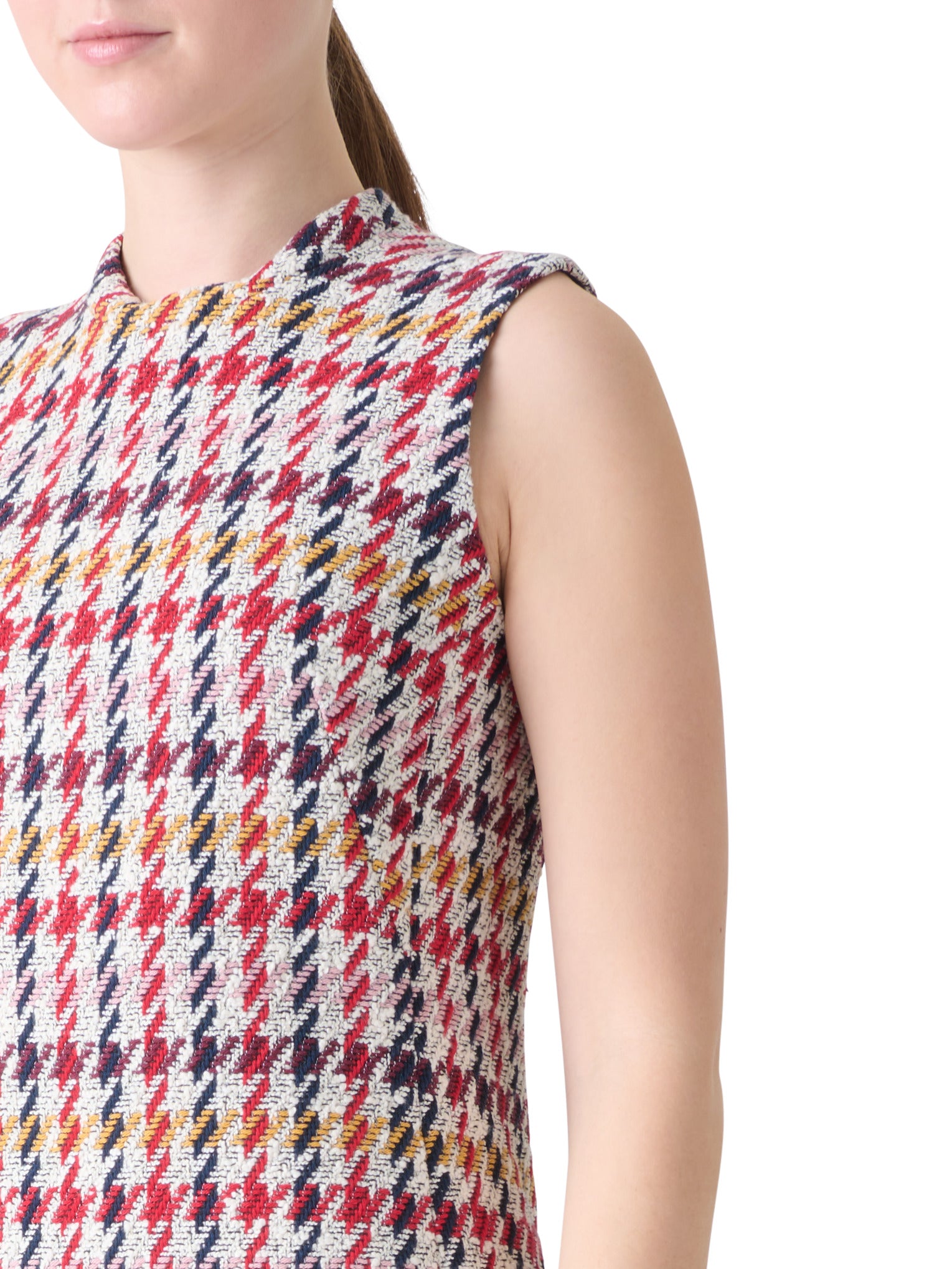 SLEEVLESS FRINGED DRESS