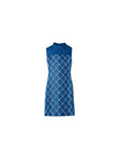 SHEATH DRESS WITH DIAMOND JACQUARD