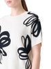 DAISY BLOW UP INTERSIA MERINO WOOL SWEATER