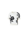 DAISY BLOW UP INTERSIA MERINO WOOL SWEATER