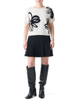 DAISY BLOW UP INTERSIA MERINO WOOL SWEATER