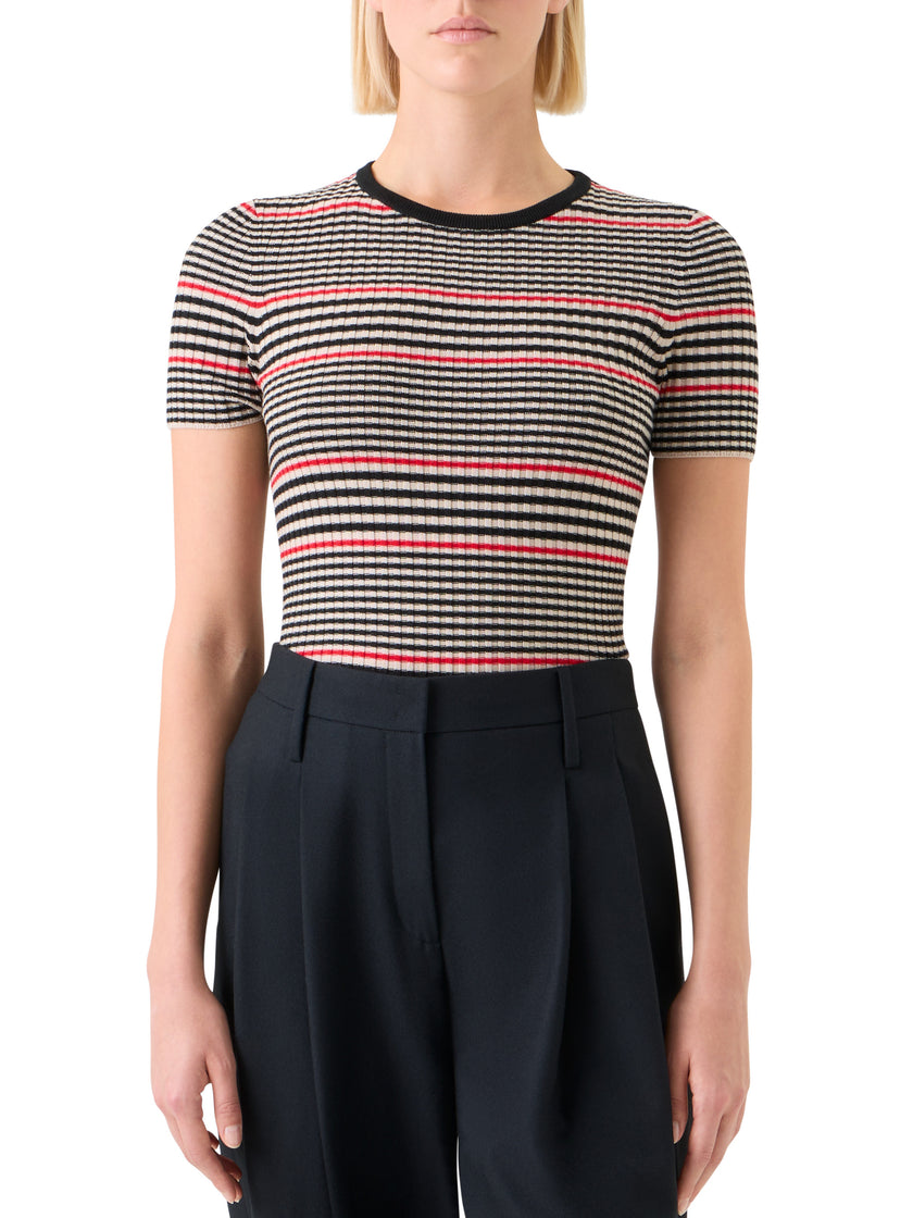 WOOL STRIPED SWEATER