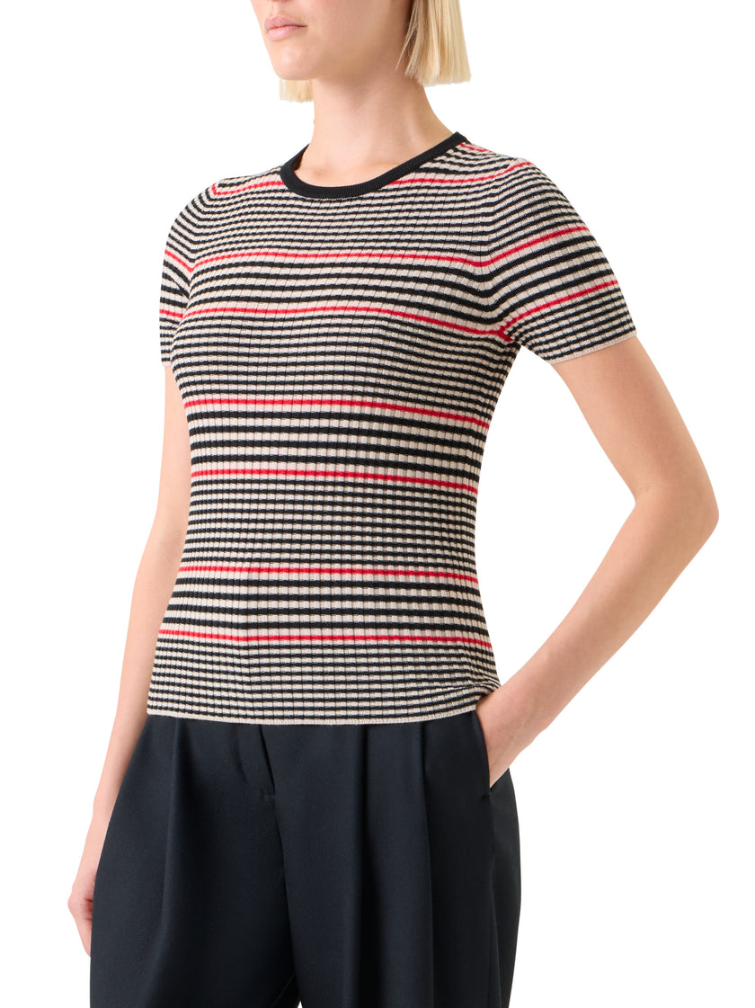 WOOL STRIPED SWEATER