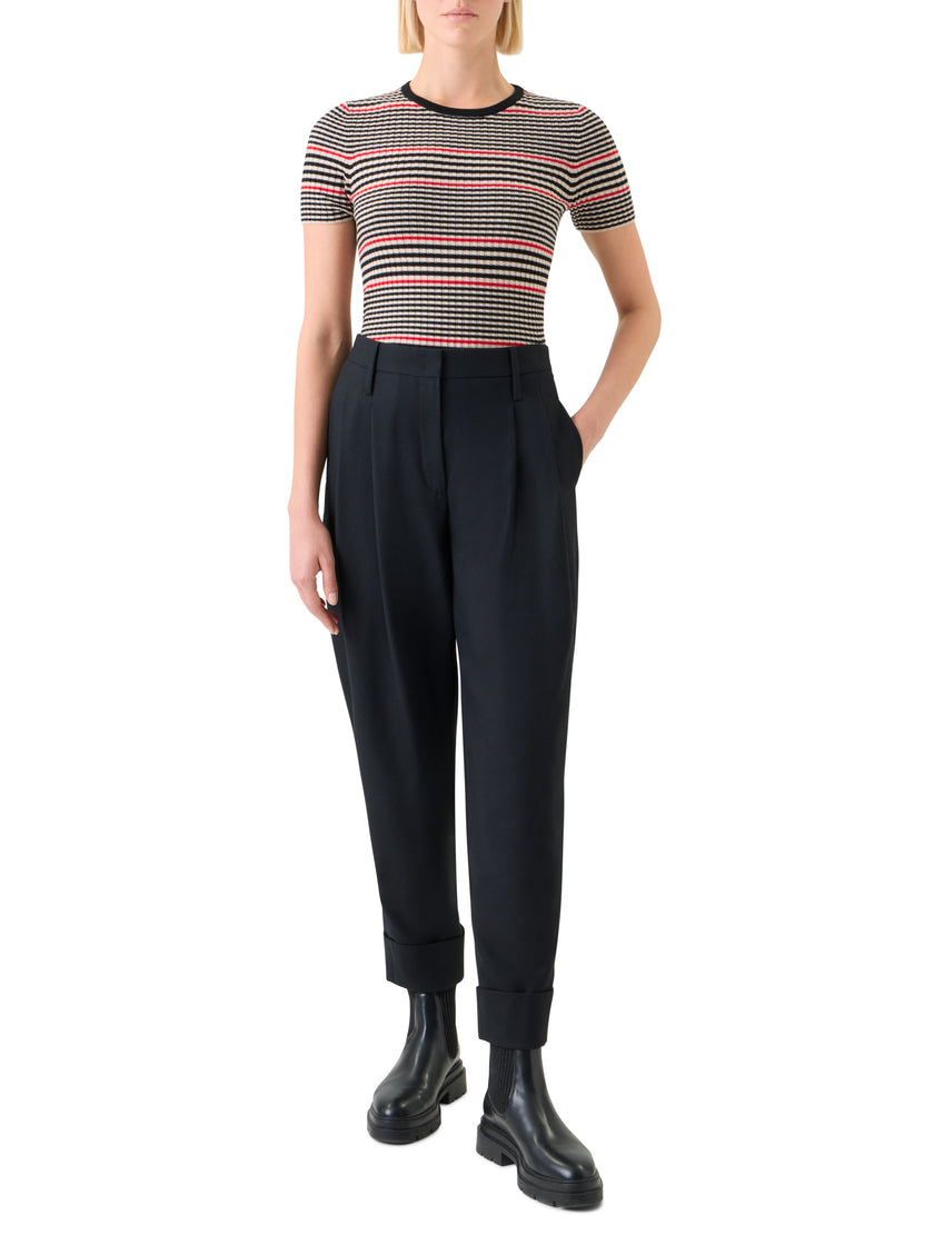 WOOL STRIPED SWEATER