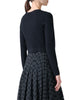 CROP CREWNECK CARDIGAN