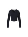 CROP CREWNECK CARDIGAN