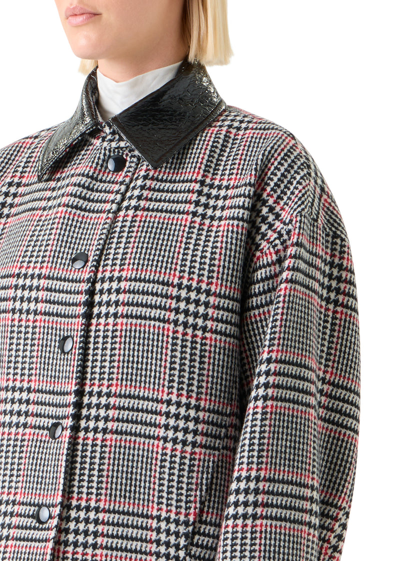 GLEN CHECK TWEED JACKET