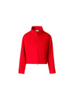 ZIP FRONT WOOL AND CASHMERE JACKET