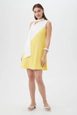 MIELLE SLEEVELESS COLOR BLOCK DRESS