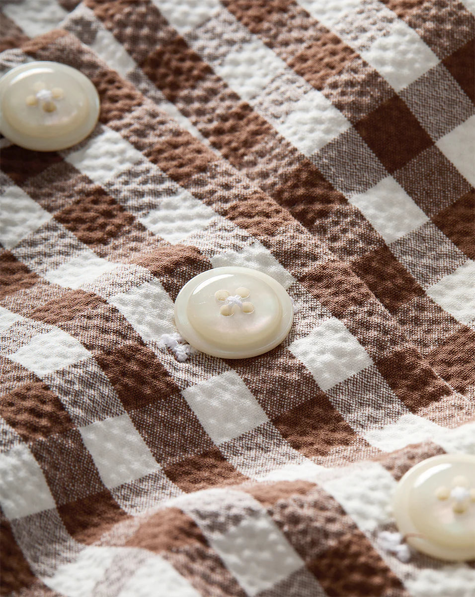 LOIS GINGHAM SEERSUCKER VEST
