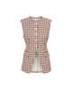 LOIS GINGHAM SEERSUCKER VEST