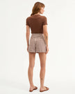 HAINA GINGHAM SEERSUCKER SHORT