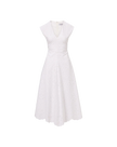 AVEN EYELET MIDI DRESS