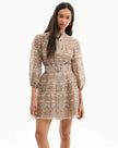 KUMAR SILK LINEN MINI DRESS