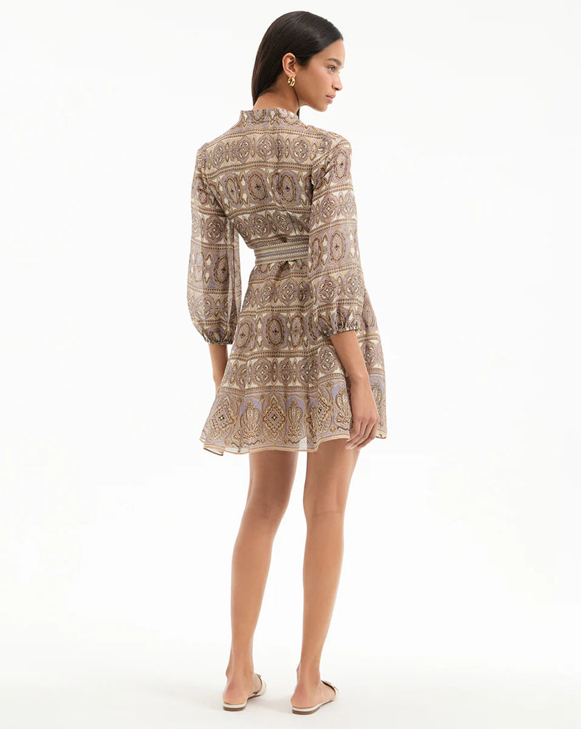 KUMAR SILK LINEN MINI DRESS