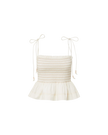 OPHELIA SMOCKED TANK TOP