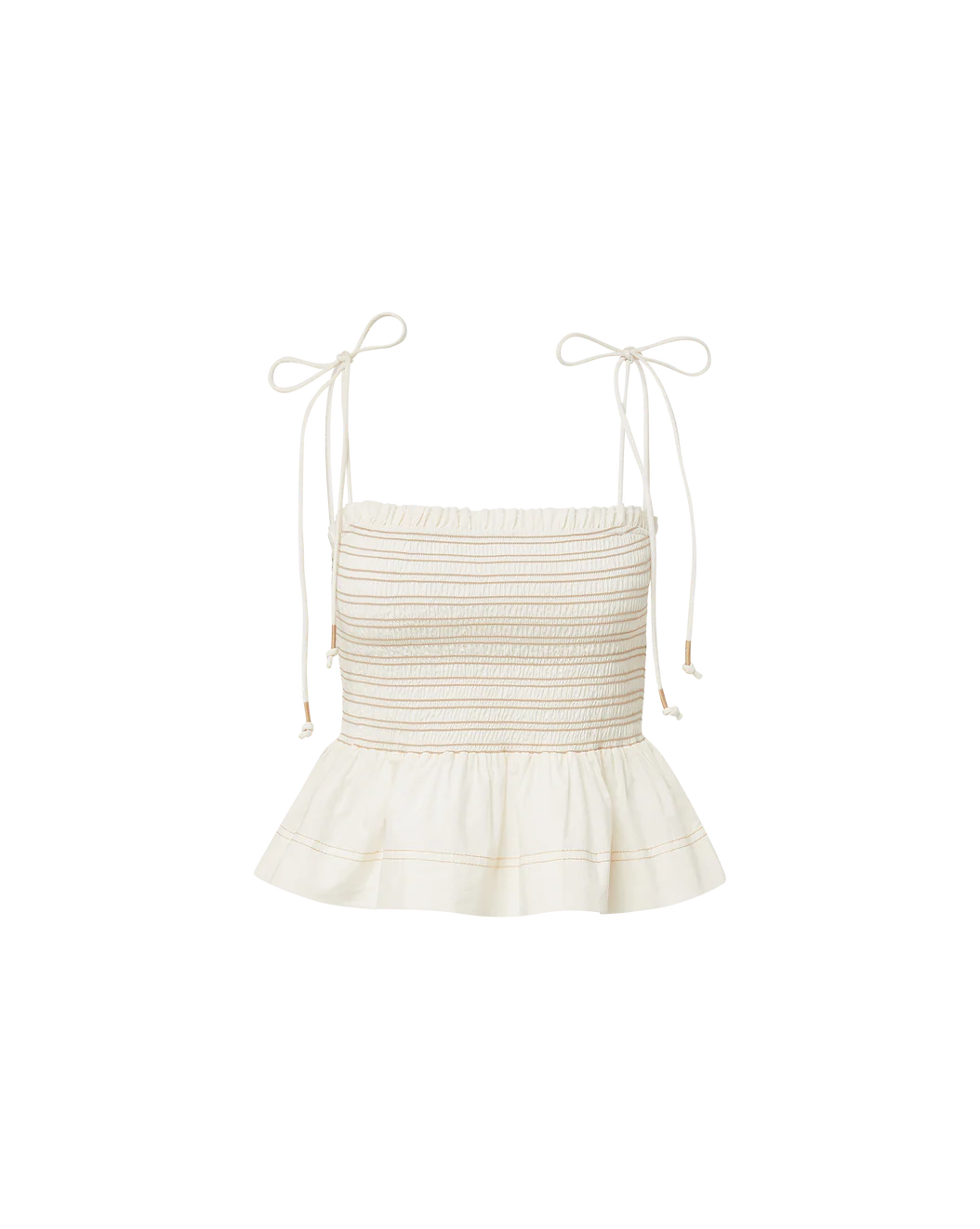 OPHELIA SMOCKED TANK TOP