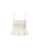 OPHELIA SMOCKED TANK TOP