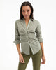 DEVRA STRIPED BUTTON DOWN SHIRT