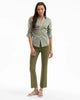 DEVRA STRIPED BUTTON DOWN SHIRT