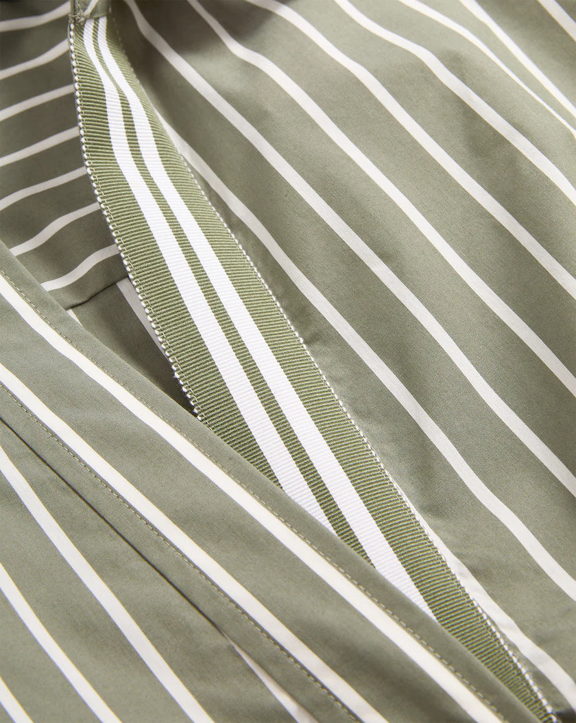 DEVRA STRIPED BUTTON DOWN SHIRT