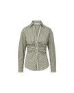 DEVRA STRIPED BUTTON DOWN SHIRT