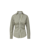 DEVRA STRIPED BUTTON DOWN SHIRT