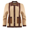 GAIA TROMPE LOEIL KNIT CARDIGAN