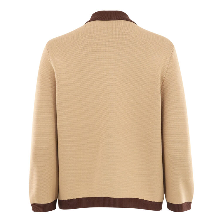 GAIA TROMPE LOEIL KNIT CARDIGAN