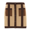 ARTEMIS TROMPE LOEIL KNIT MINI SKIRT