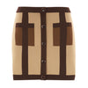 ARTEMIS TROMPE LOEIL KNIT MINI SKIRT