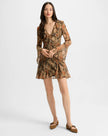 ADRIENNE SILK MINI DRESS