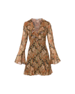 ADRIENNE SILK MINI DRESS