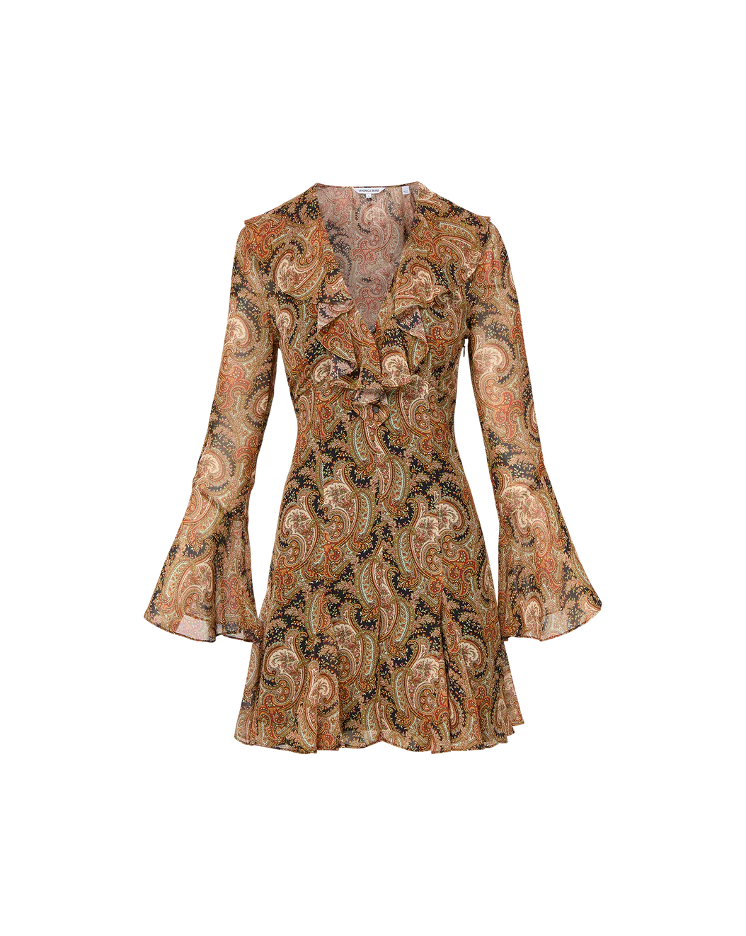 ADRIENNE SILK MINI DRESS