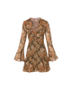 ADRIENNE SILK MINI DRESS