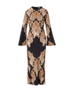 LUPITA PAISLEY MIDI DRESS