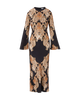LUPITA PAISLEY MIDI DRESS