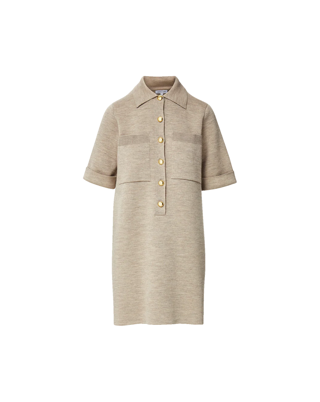 MADDEN MERINO WOOL MINI SHIRTDRESS
