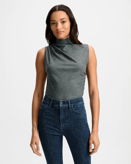 MYLIE MOCK NECK TANK TOP