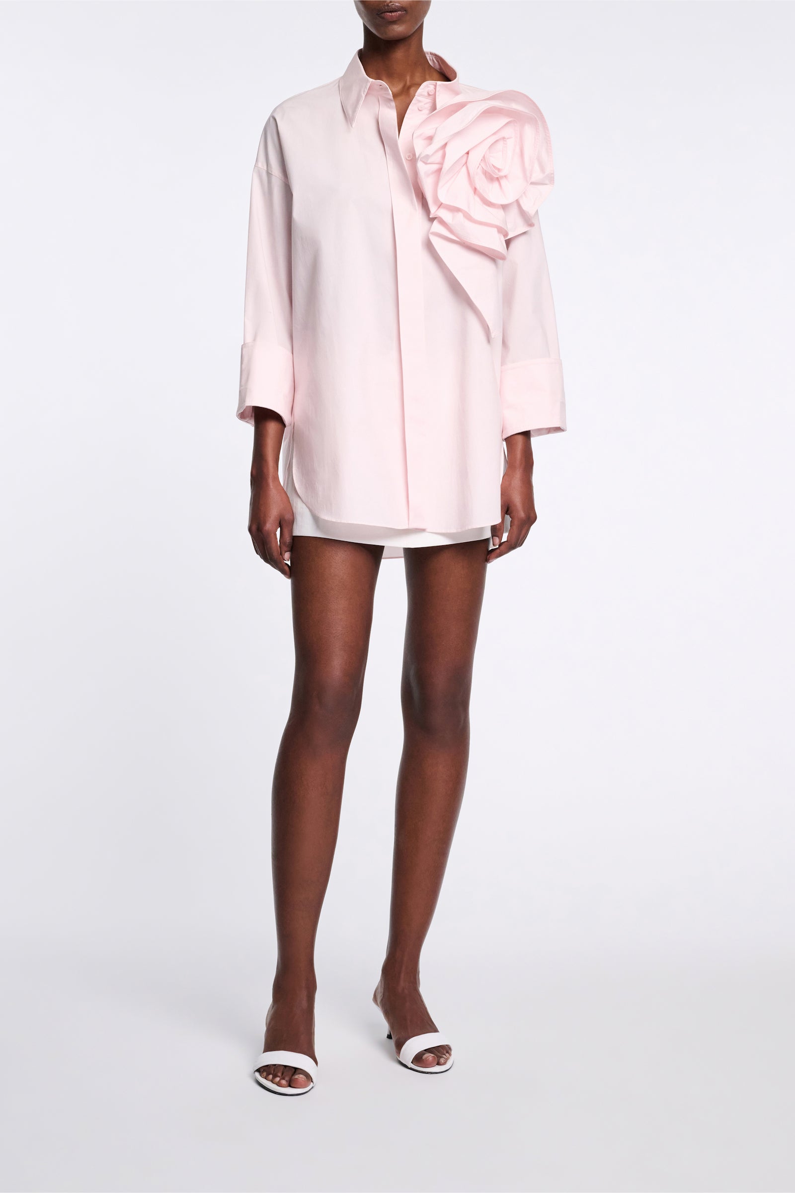 POPLIN POWER BLOUSE