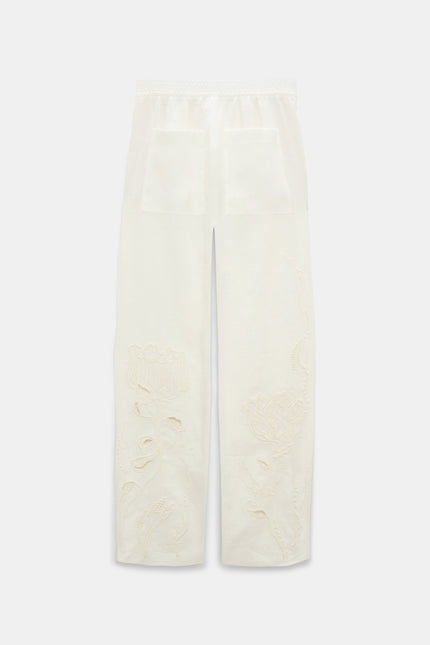 EMBROIDERED BEAUTY PANTS