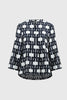 GEOMETRIC JACQUARD TRAPEZE JACKET