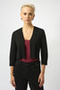 SWEATER KNIT COVER UP WITH PEARL ORNAMENTS