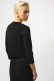 SWEATER KNIT COVER UP WITH PEARL ORNAMENTS