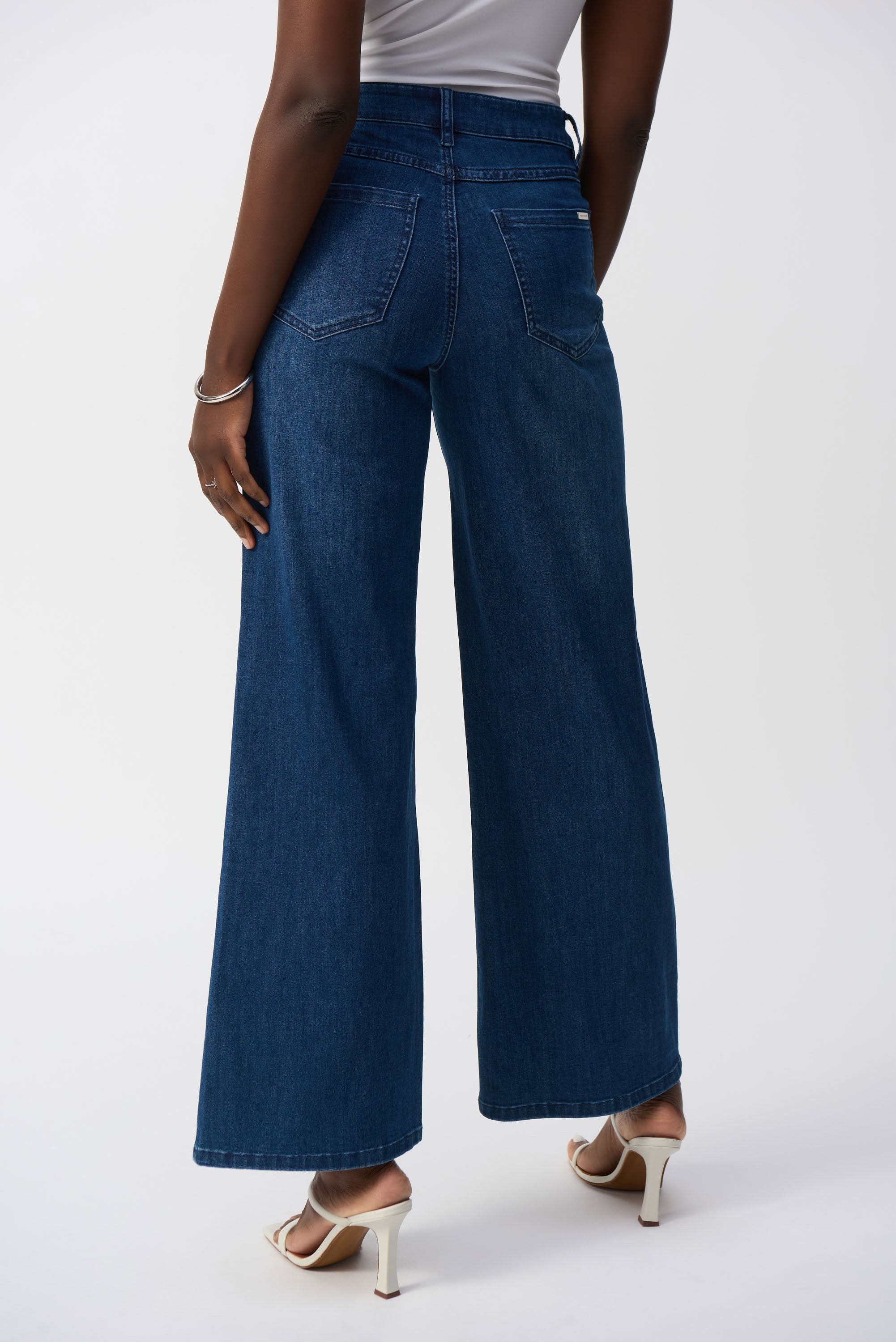 GOLDIE CLASSIC WIDE LEG STRETCH JEANS