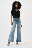 GOLDIE CLASSIC WIDE LEG STRETCH JEANS IN LIGHT BLUE
